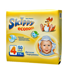 Подгузники Skippy Econom (7-18 кг) шт.