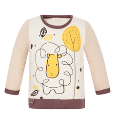 Джемпер Linea Di Sette Зверята, цвет: бежевый