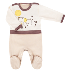 Комбинезон Linea Di Sette Зверята, цвет: бежевый