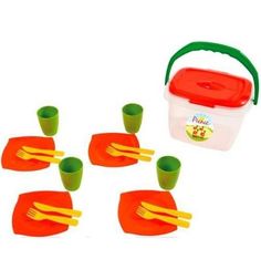 Игровой набор посуды Wader Алиса Полесье