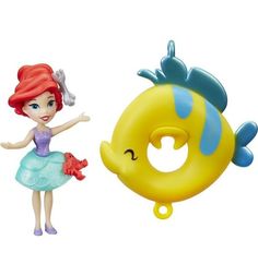 Кукла Disney Princess Принцесса плавающая на круге Ариель 8 см