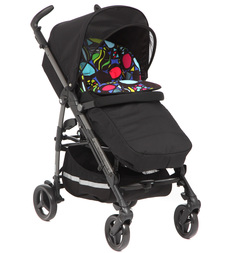 Коляска-трость Peg-Perego Si Completo с шасси Dark Grey, цвет: черный