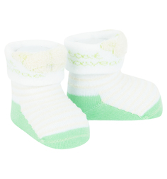 Носки MasterSocks, цвет: белый/зеленый