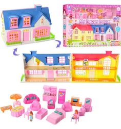 Игровой набор Игруша Домик в наборе с мебелью