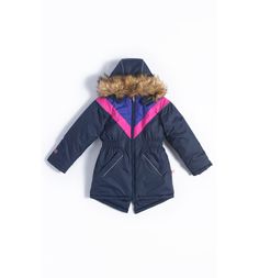 Куртка Лайки Аврора, цвет: синий/розовый