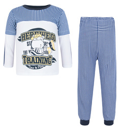 Пижама джемпер/брюки Мелонс, цвет: синий