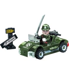 Конструктор Brick Военный автомобиль