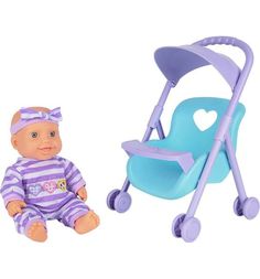 Кукла Игруша с аксессуаром фиолетовый 27 см