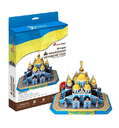 Пазл 3D CubicFun Украина. Михайловский Златоверхий собор