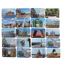 Настольная игра Нескучные игры Мемо. Санкт-Петербург