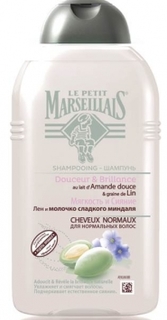 Шампунь Le Petit Marseillais Лен и молочко сладкого миндаля, 250 мл