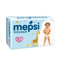 Трусики-подгузники Mepsi, р. M, 9-16 кг, 22 шт