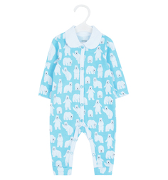 Комбинезон Umka Мишки, цвет: голубой