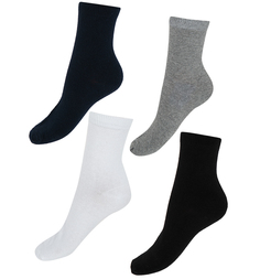 Комплект носки 5 пар Infinity Kids, цвет: белый/серый