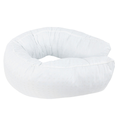 Подушка Smart-textile Валик-мах длина по внешнему краю 190 см, цвет: белый