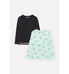 Комплект джемпер 2 шт Concept Club, цвет: голубой/черный