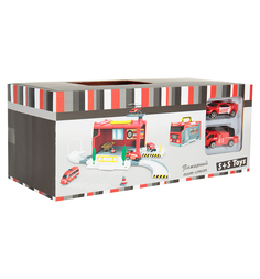 Игровой набор S+S Toys Пожарный пит-стоп