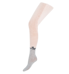 Колготки Milusie Aplication exclusive line, цвет: розовый/серый