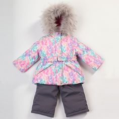 Комплект куртка/полукомьинезон Batik Колибри, цвет: розовый БАТИК