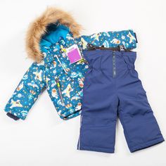 Комплект куртка/полукомбинезон Batik Крон, цвет: синий БАТИК
