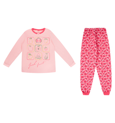 Пижама джемпер/брюки Cherubino, цвет: малиновый