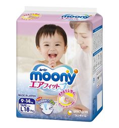 Подгузники Moony р. L (9-14 кг) 18 шт.