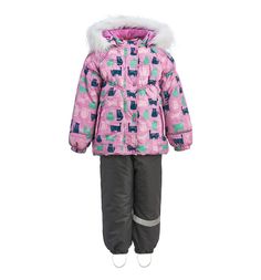Комплект куртка/полукомбинезон Kisu, цвет: розовый