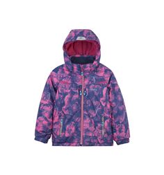 Куртка Kamik Tessie Flora, цвет: розовый