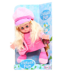 Кукла Игруша в розовом платье 30 см
