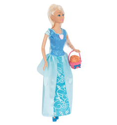 Кукла Kaibibi в голубом платье, с аксессуарами 28 см