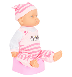 Игровой набор Игруша Кукла с аксессуарами розовая 39 см