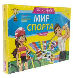 Настольная игра Рыжий кот Викторина Мир спорта 150 карточек