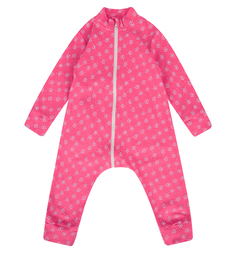 Комбинезон Bambinizon Цветочный луг, цвет: розовый