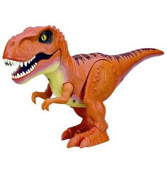 Интерактивная игрушка 1Toy RoboAlive Робо-тираннозавр, оранжевый