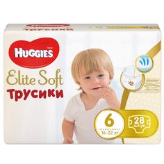 Трусики Huggies Elite Soft 6 (16-22 кг) 28 шт.