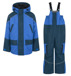Комплект куртка/полукомбинезон Ursindo Аргун, цвет: синий