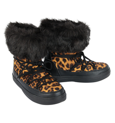 Сапоги Crocs LodgePoint Lace Boot W Leopard/Black