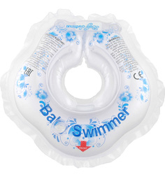 Круг на шею Baby Swimmer Гжель, цвет: голубой