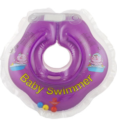 Круг Baby Swimmer полуцвет+погремушка, цвет: фиолетовый
