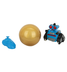 Игрушка на радиоуправлении Игруша Робот, цвет: синий 14 см