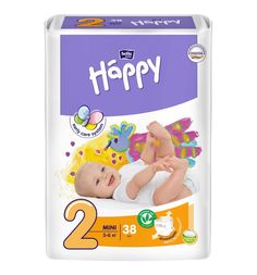 Подгузники Bella Baby Happy Mini 2 (3-6 кг) 38 шт.