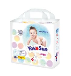 Подгузники-трусики Yokosun р. XXL (15-23 кг) 28 шт.