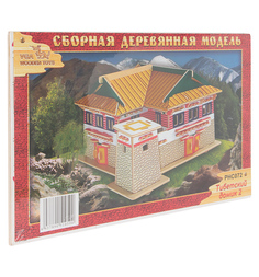 Деревянный конструктор Wooden Toys Тибетский домик 2