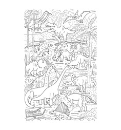 Раскраска Globen Парк динозавров