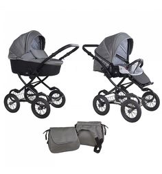 Коляска 2 в 1 Tutis ZIPPY CLASSIC, цвет: серебро