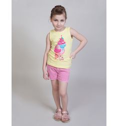 Майка Sweet Berry Фруктовое лето, цвет: желтый