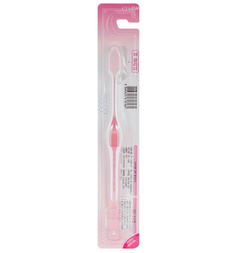 Зубная щетка CJ Lion Systema для гиперчувствительных десен, цвет: розовый