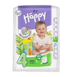 Подгузники Bella Baby Happy Maxi 4 (8-18 кг) 1 шт.