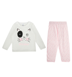 Пижама джемпер/брюки Bossa Nova, цвет: белый/розовый