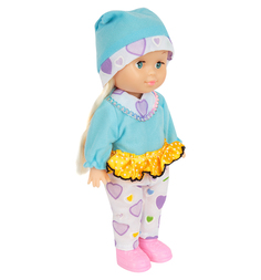 Кукла S+S Toys в одежде, цвет: голубой 25 см